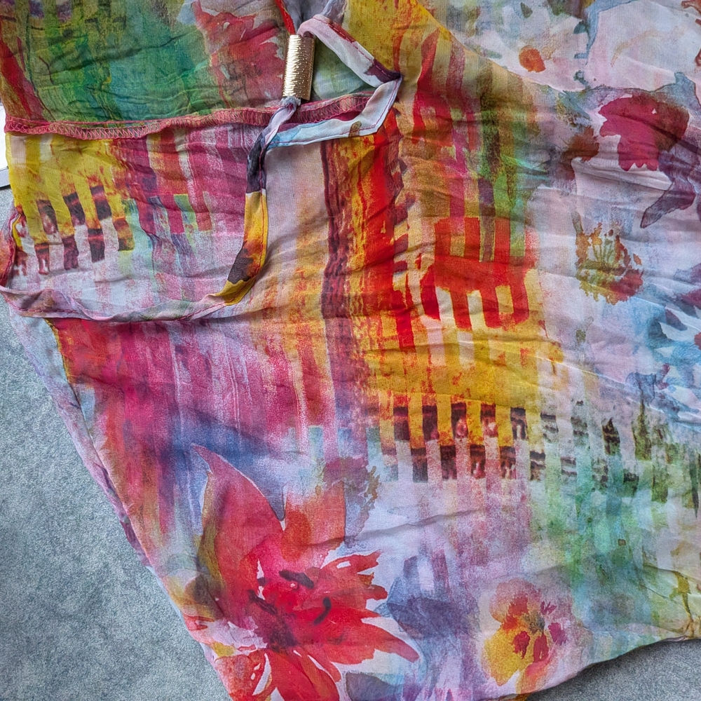 $15 Or Two For $20 Liberty Multicolor Floral Blouse